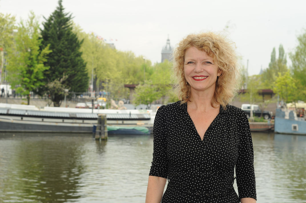 Lactatiekundige Ineke van Straeten, in Amsterdam